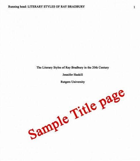 Sample title for thesis writing