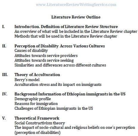 literature review discussion of key terms
