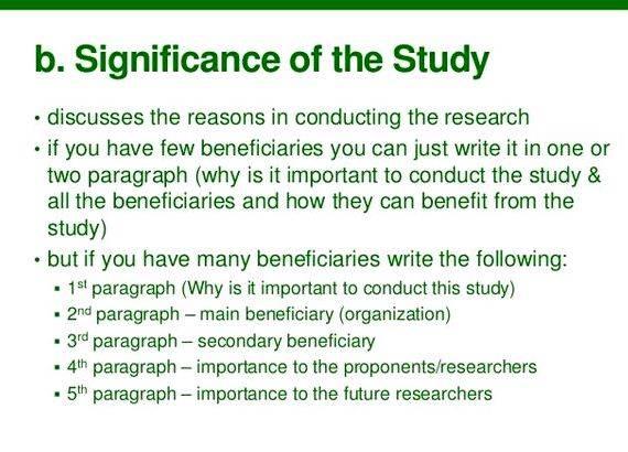 Importance of thesis writing
