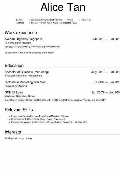 professional resume writing service singapore math