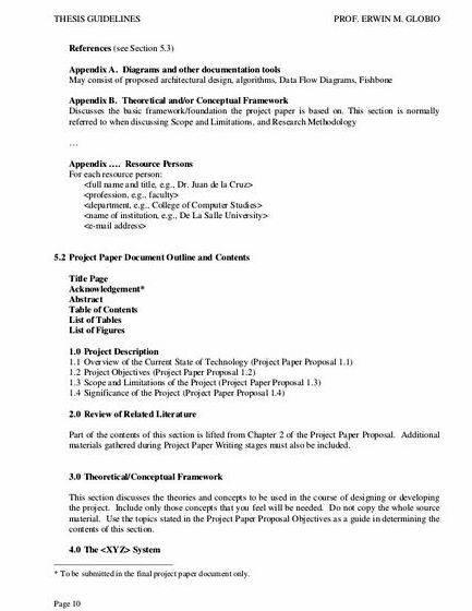 Evaluation of phd thesis proposal