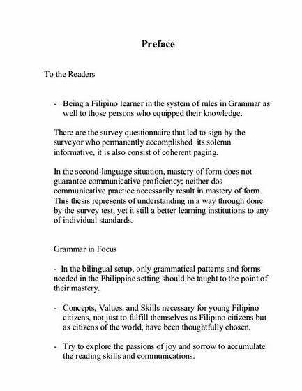Sample thesis proposal in english