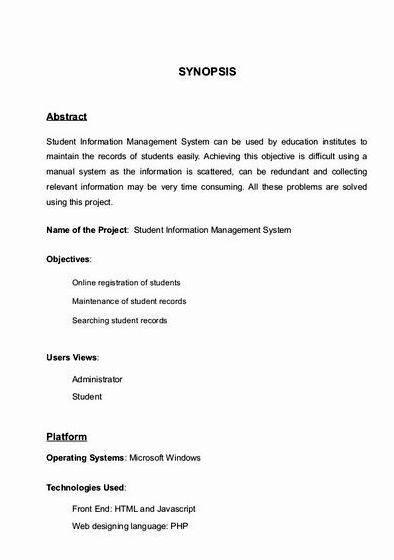 student record system thesis documentation