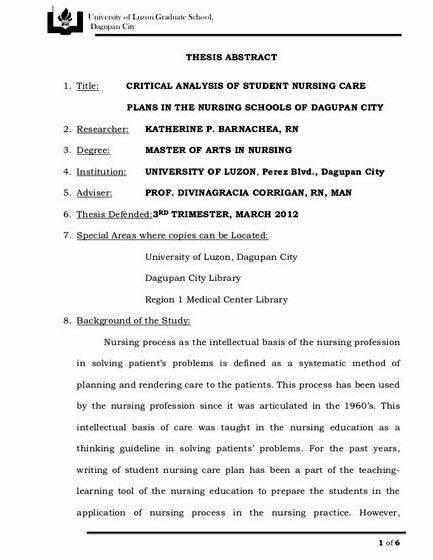 Master of arts thesis proposal