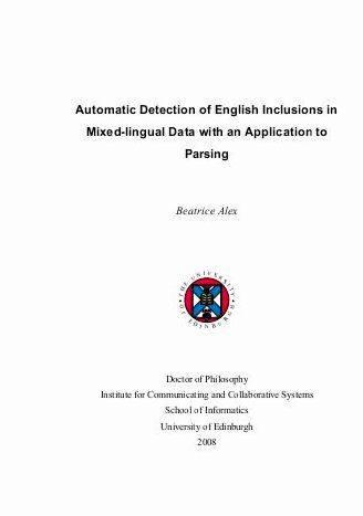 Dissertation archive | The University of Edinburgh