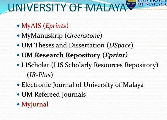 University of Malaya Theses and Dissertations