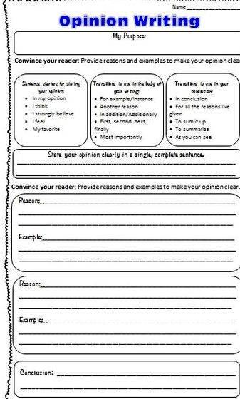 3rd grade opinion writing articles within the