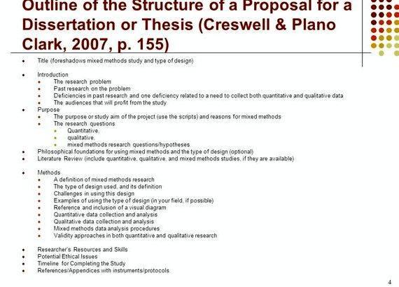 A sample mixed methods dissertation proposal These details might