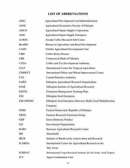 Abbreviation list in dissertation proposal thesis master thesis