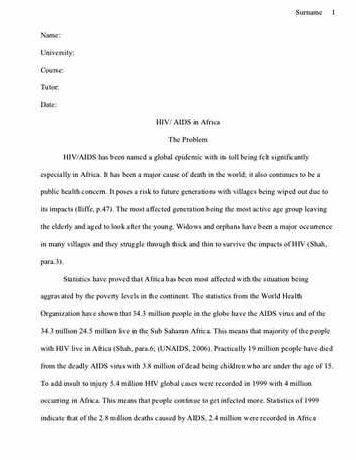 Aids research paper thesis proposal your quest