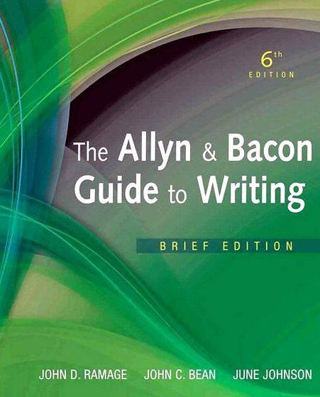 Allyn and bacon guide to writing custom edition 1 online databases, Internet