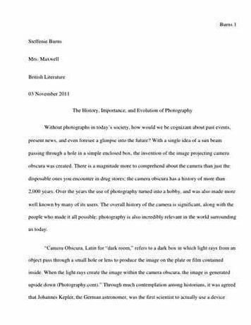 American history research paper thesis proposal Incorporate graphs within the text