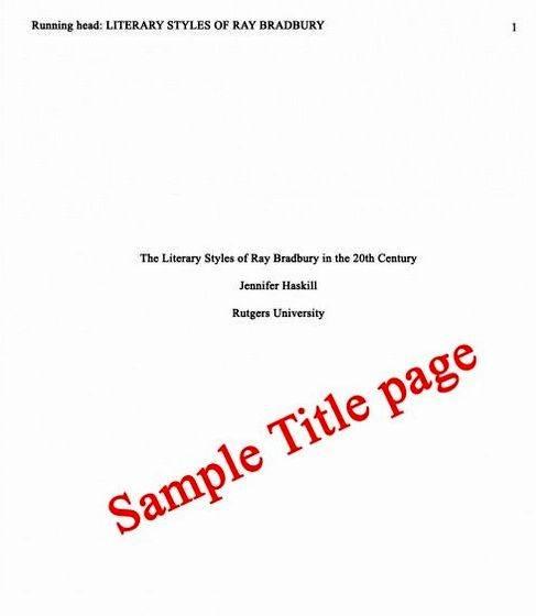 Apa 6th edition title page thesis proposal Surname first, abbreviate first and