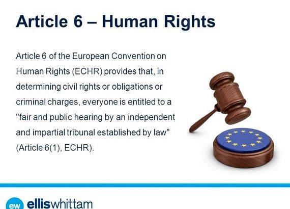 Article 6 echr summary writing to that particular