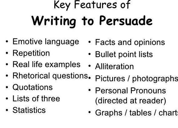Article key features of persuasive writing every paragraph should offer