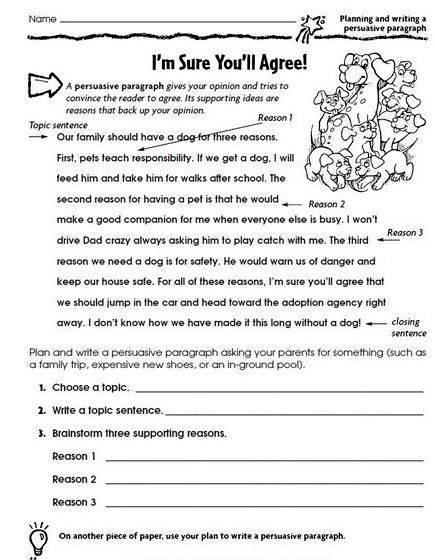 Articles for persuasive writing elementary the time