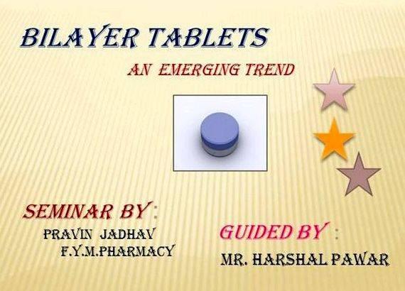 Bilayer tablet formulation thesis writing testimonials - both negative and positive