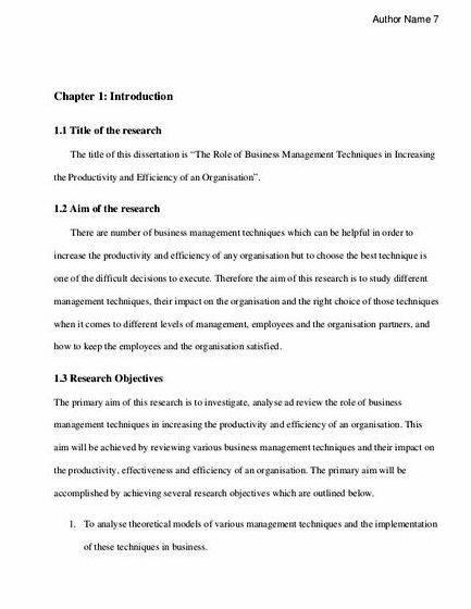 Business studies dissertation proposal sample specific periods