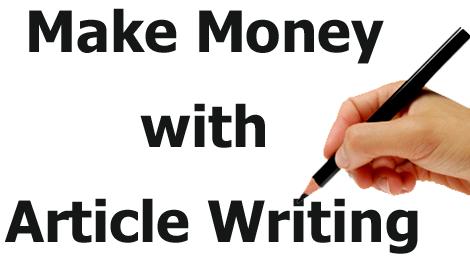 can you make money from writing articles