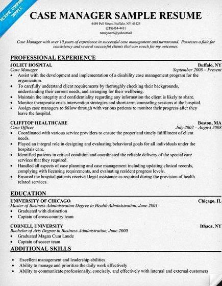 Case management nurse resume writing service Situation Managers show responsibilities