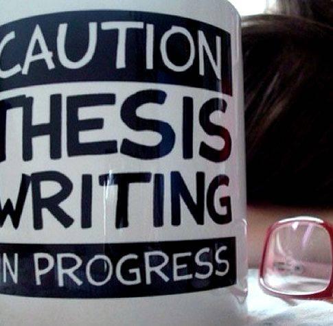 Caution thesis writing in progress mugs how much