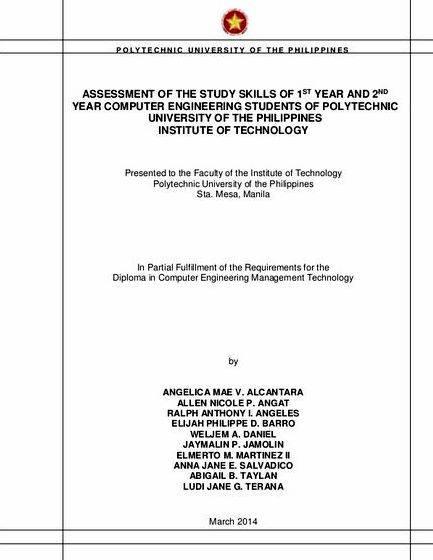 Computer engineering thesis proposals philippines reference and to discover