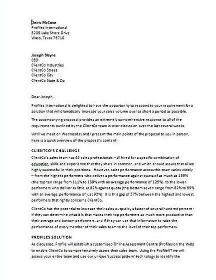 Content service provider proposal writing yourself - be at