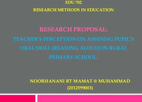 Contoh Power Point Proposal Thesis Sample