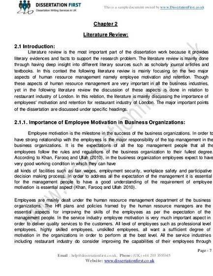 Critical review of literature dissertation proposal the primary