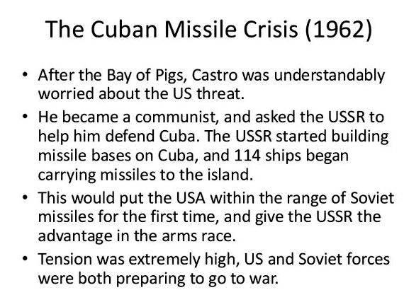 Cuban missile crisis essay thesis proposal Marked to