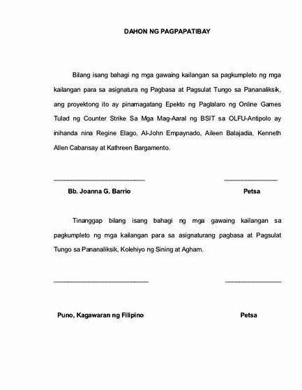 Dahon ng pasasalamat thesis proposal language put into formation and
