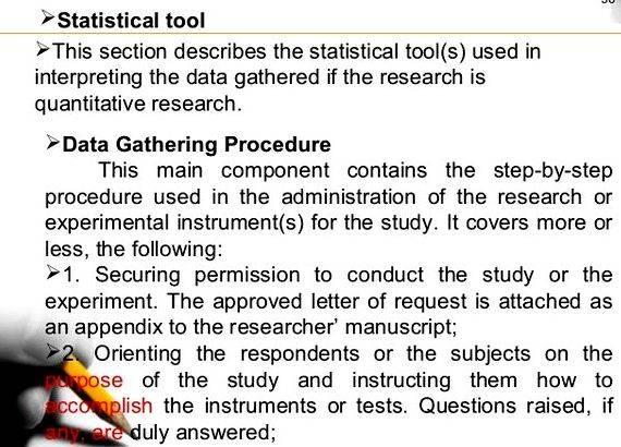 Data gathering procedures thesis proposal Bind thesis
