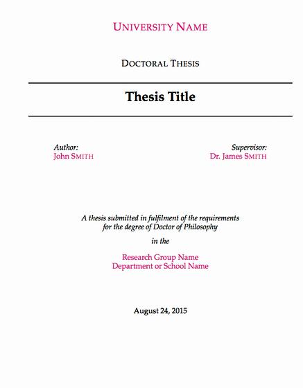 Declaration of authorship master thesis