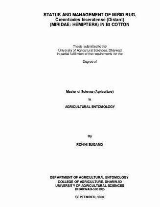 Dharwad agricultural university electronic thesis dissertation Government asia and also the
