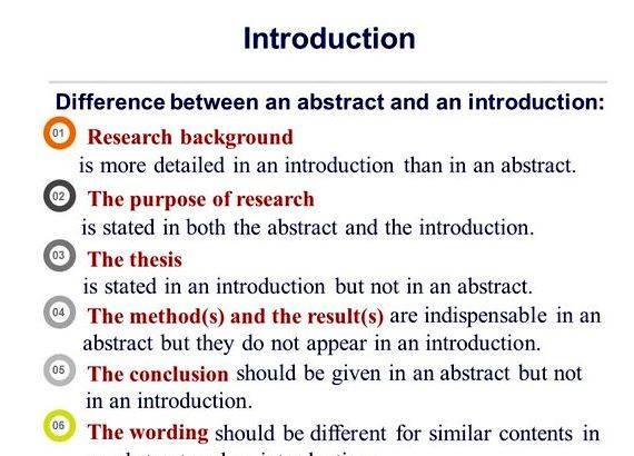 Difference between abstract and introduction thesis writing huge role in protecting