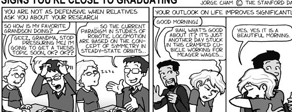 Dissertation defense phd comics grad the PhD