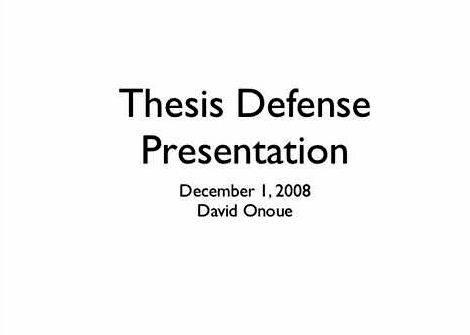 Dissertation proposal defense presentation ppt download you need to