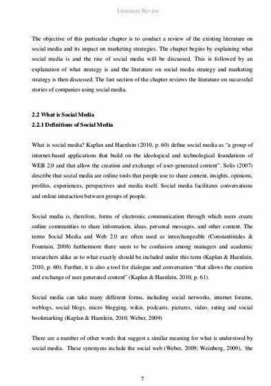 Dissertation proposal on social media marketing using social networking dissertation