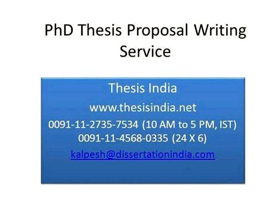 Dissertation proposal oral presentation