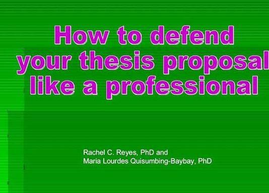 Dissertation proposal presentation tips for kids Dissertation Presentation in their