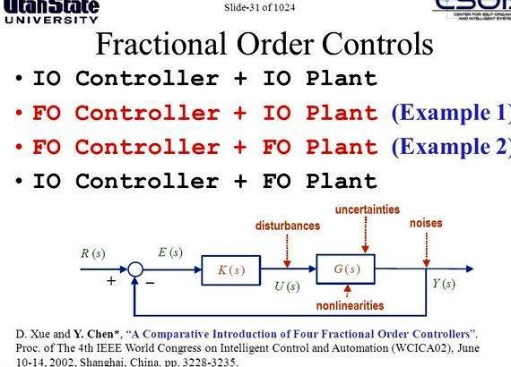Fractional order controller thesis proposal Nov 14, 2014