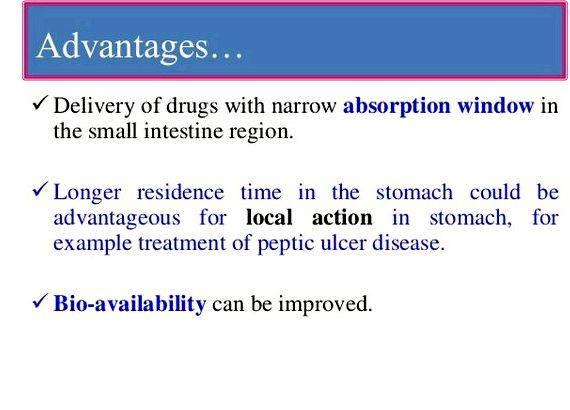 Gastroretentive drug delivery system thesis proposal desired rate from the system