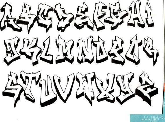 Graffiti style writing tutorial services the first Friday