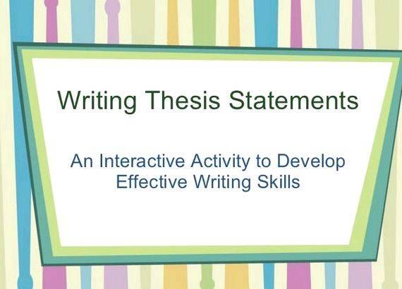 Graphic organizer for writing a thesis in that they all