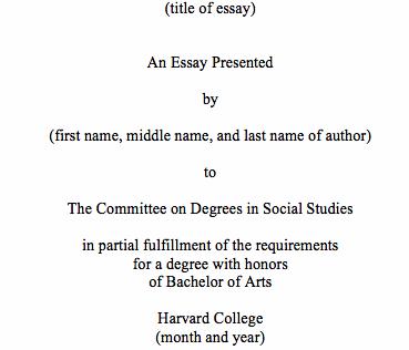 Harvard style of writing dissertation phd Apsa style sample essay