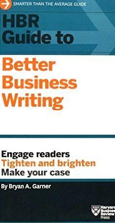 Hbr improve your business writing How do you