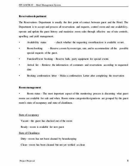 Hotel online reservation system thesis proposal an information