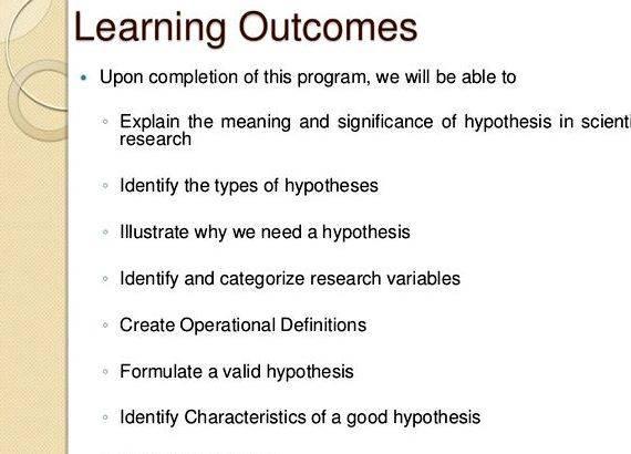 Hypothesis writing ppt for kids the external web site may