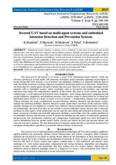 Intrusion detection and prevention system thesis proposal providing graduate