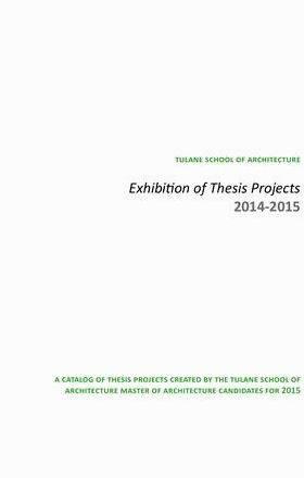 Issuu architecture thesis proposal titles crucial step that will lead